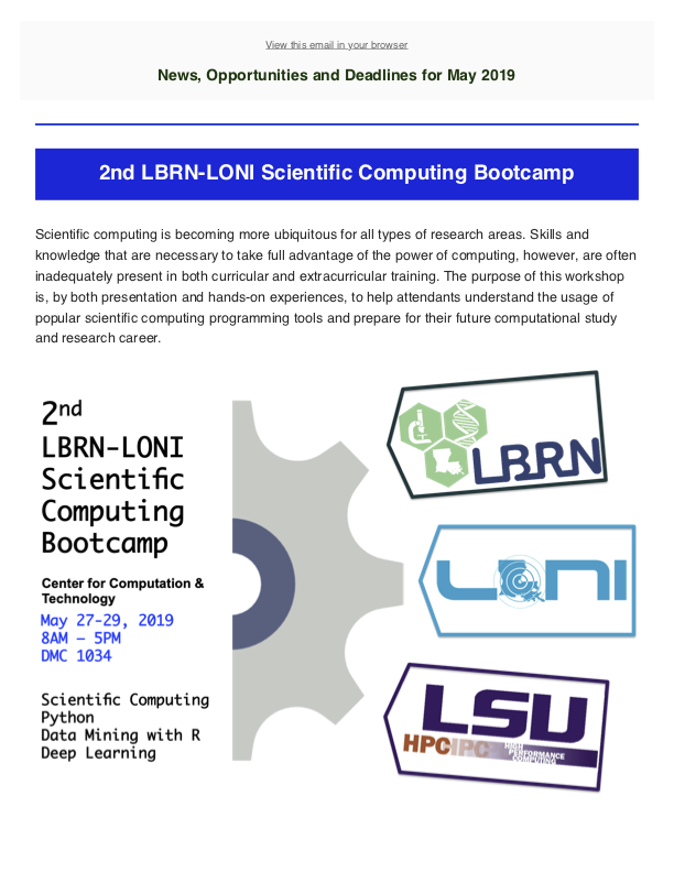 lbrn newsletter May 2019